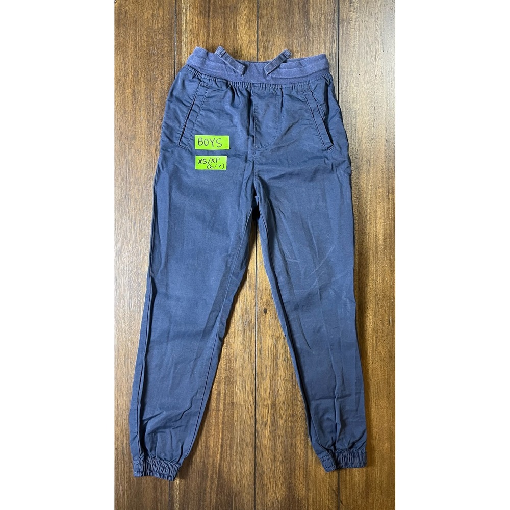 Izod Boys Navy Blue Jogger Pants Regular Fit Size XS 6/7 IUFFC09K